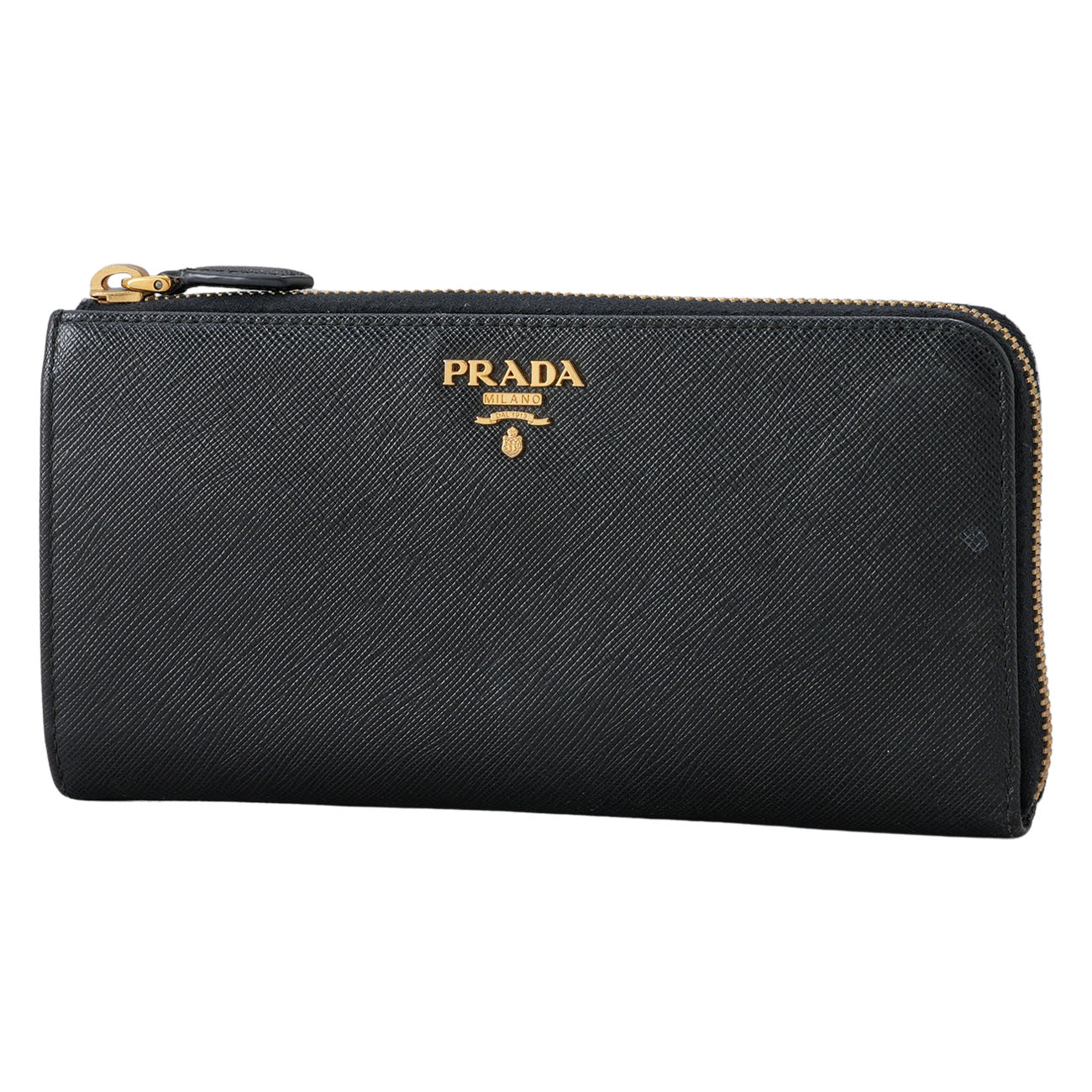 PRADA(USED)프라다 사피아노 지퍼 장지갑