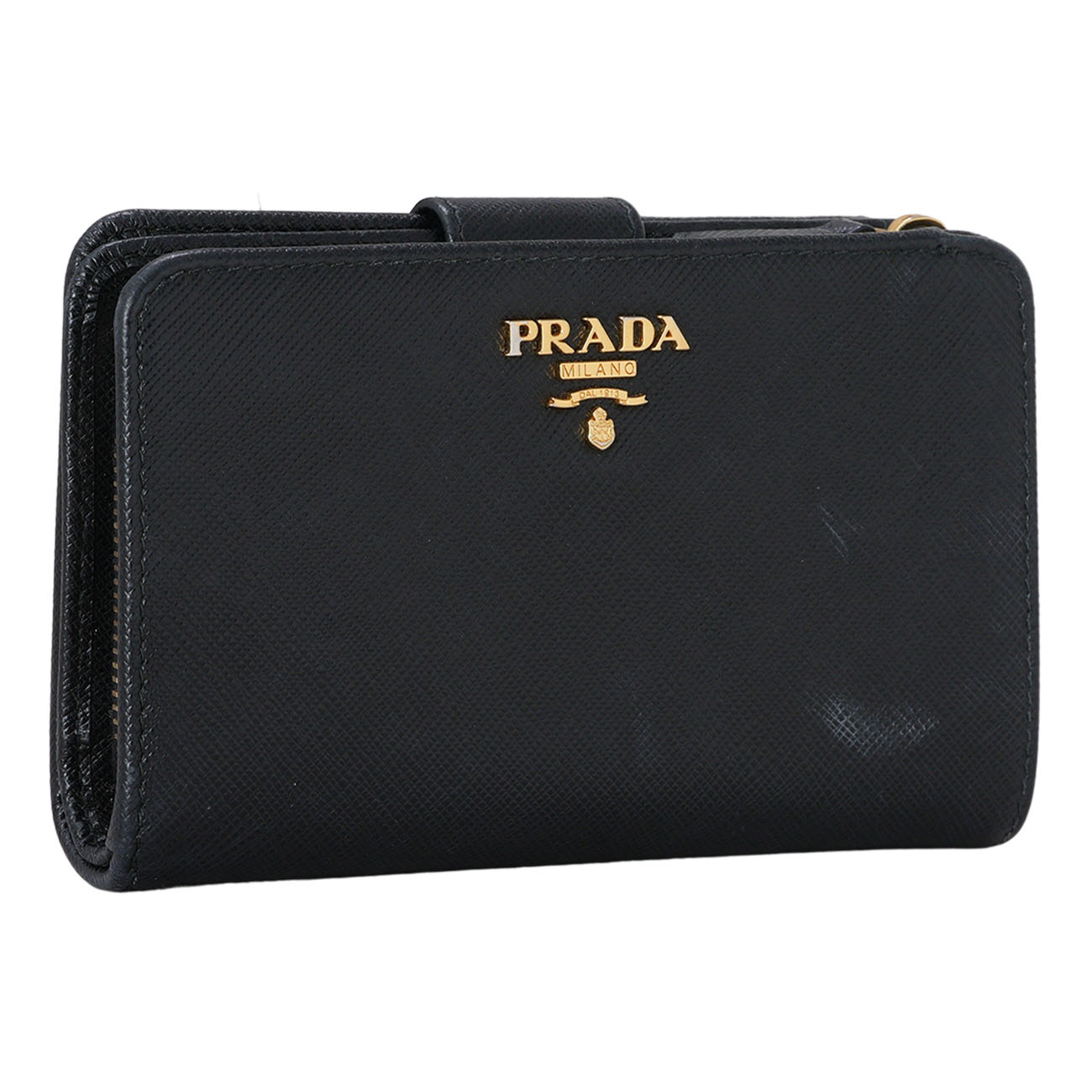 PRADA(USED)프라다 사피아노 지퍼 중지갑
