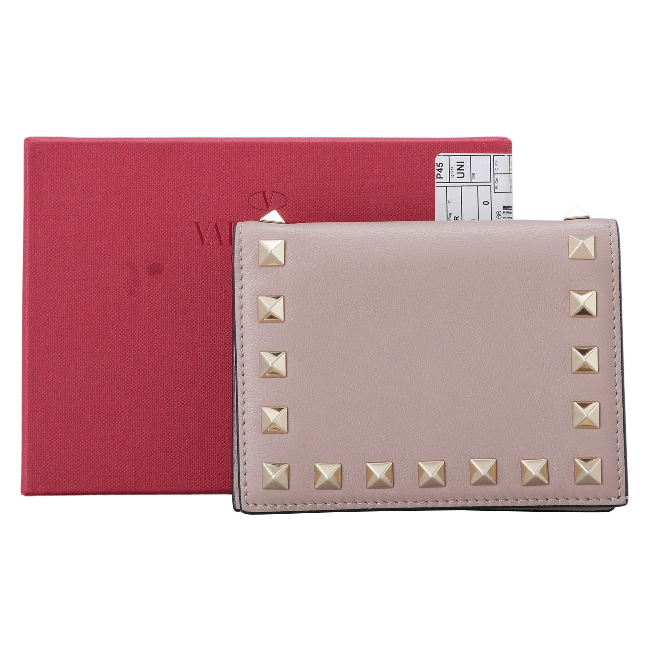 VALENTINO(USED)발렌티노 락스터드 반지갑