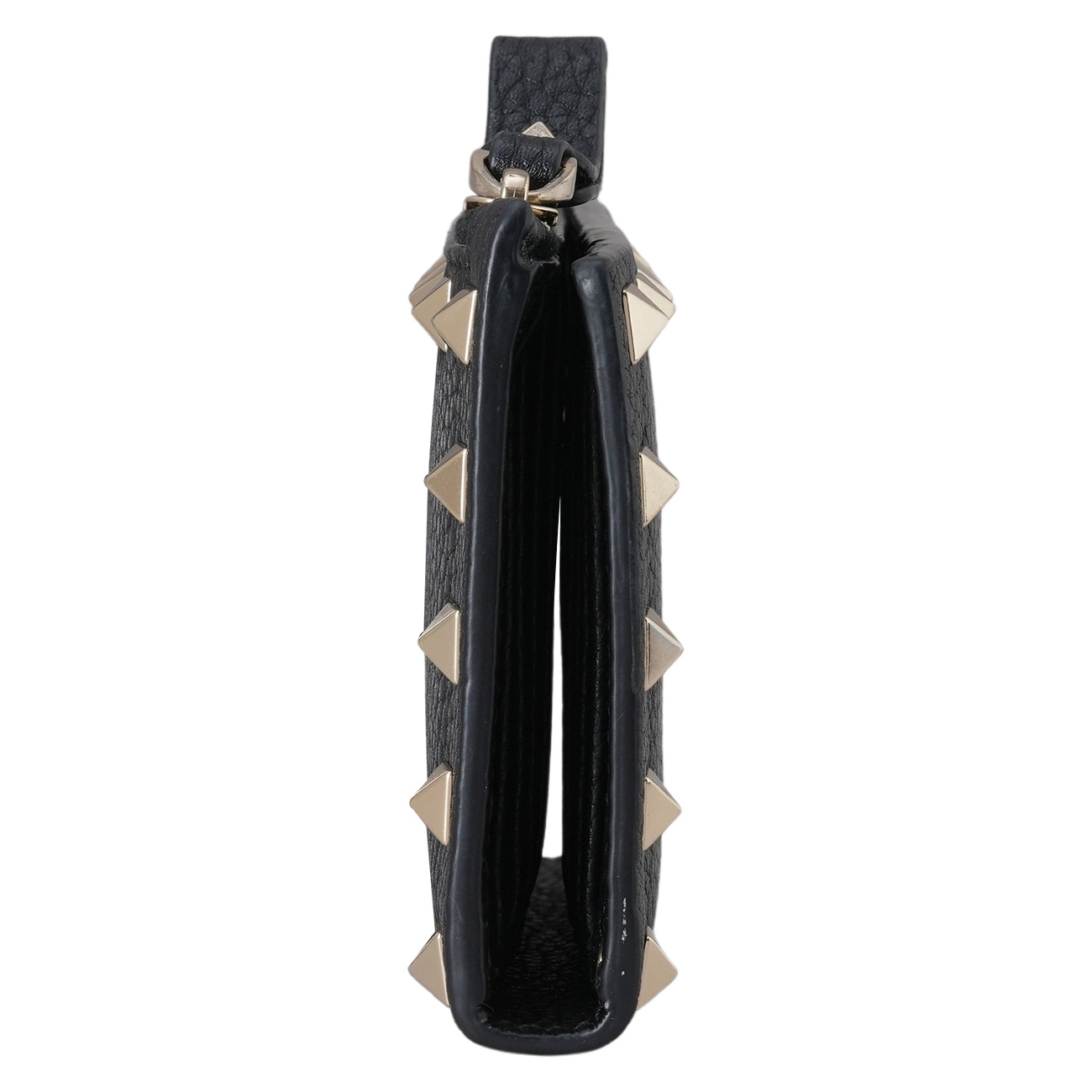 VALENTINO(USED)발렌티노 락스터드 지퍼 카드지갑