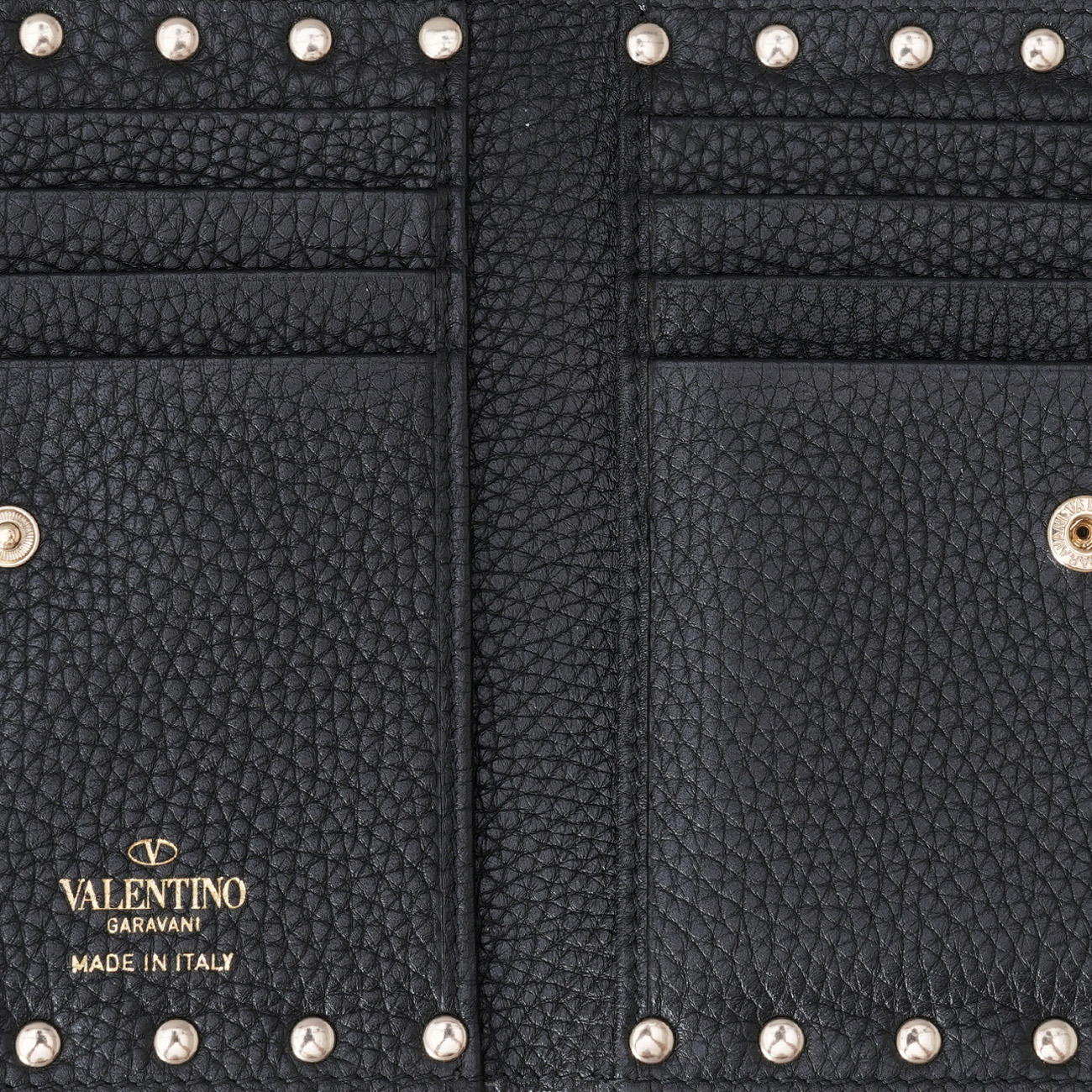 VALENTINO(USED)발렌티노 락스터드 지퍼 카드지갑