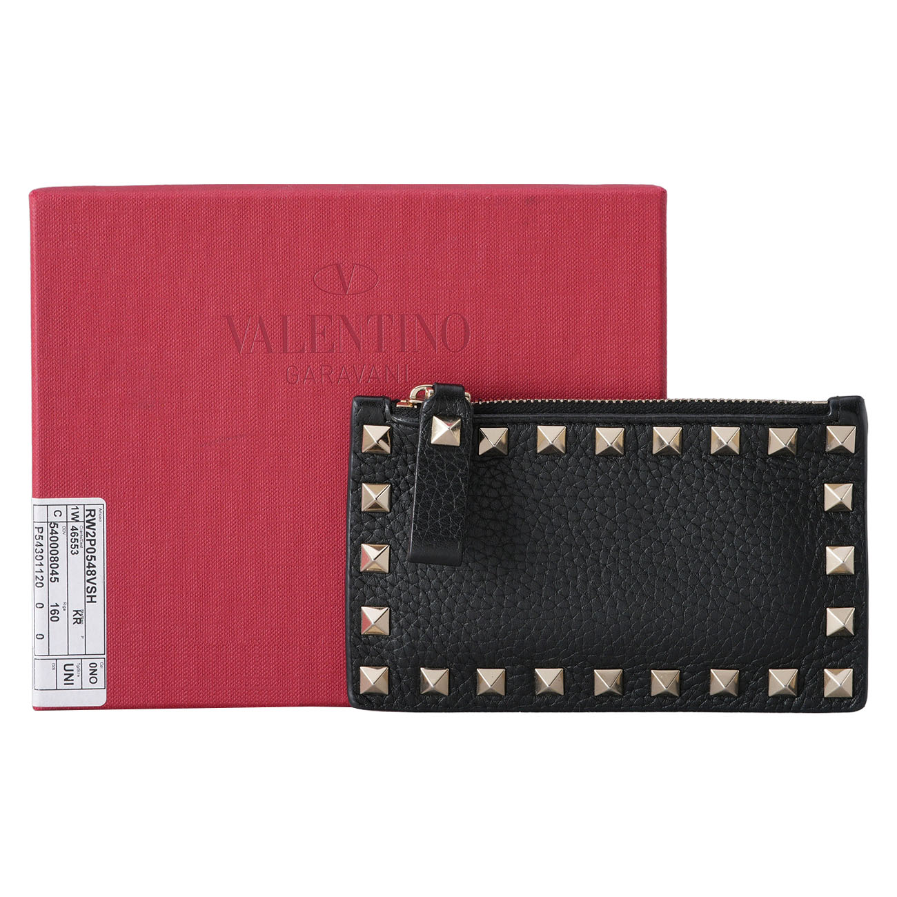 VALENTINO(USED)발렌티노 락스터드 카드지갑