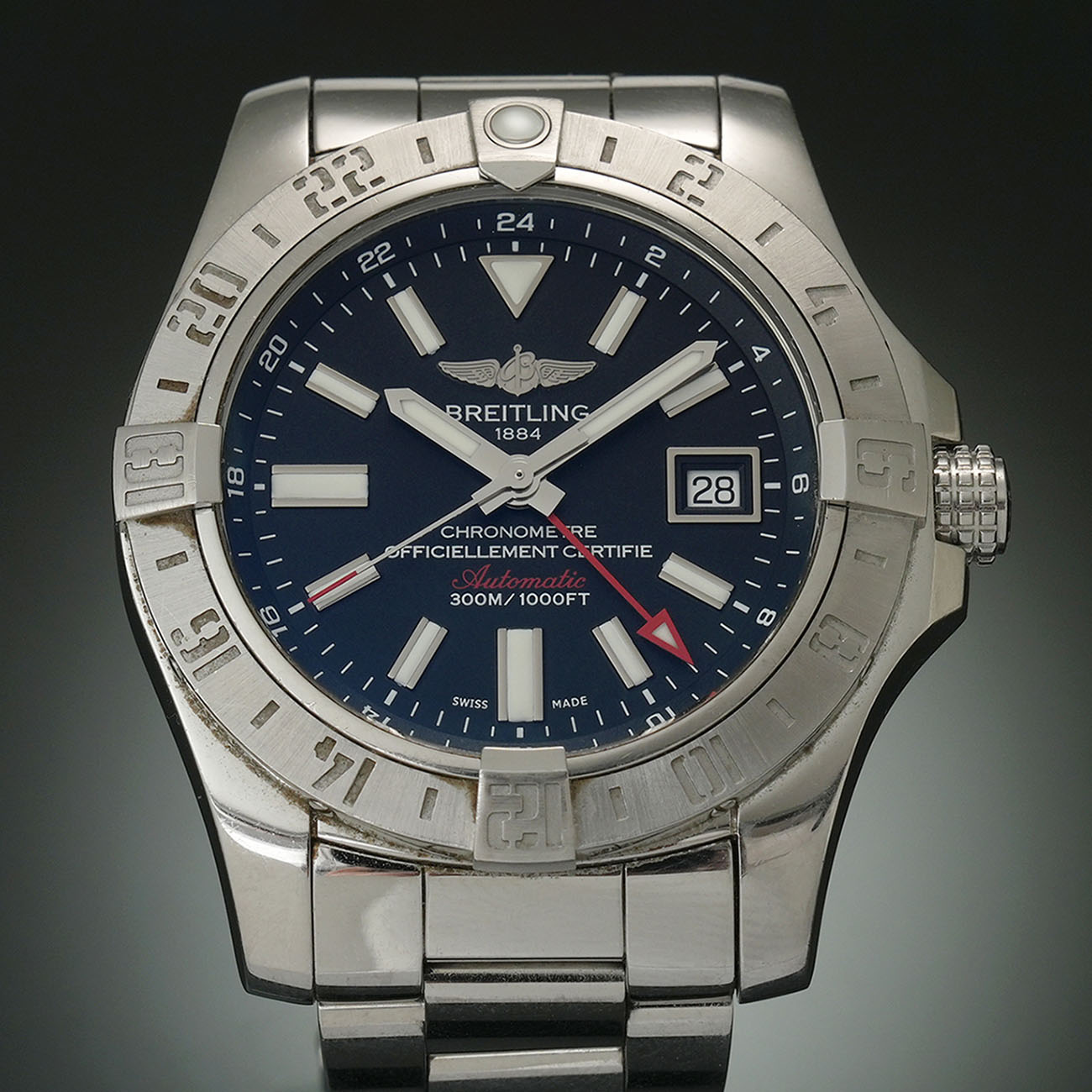 BREITLING(USED)브라이틀링 어벤져 II GMT A32390