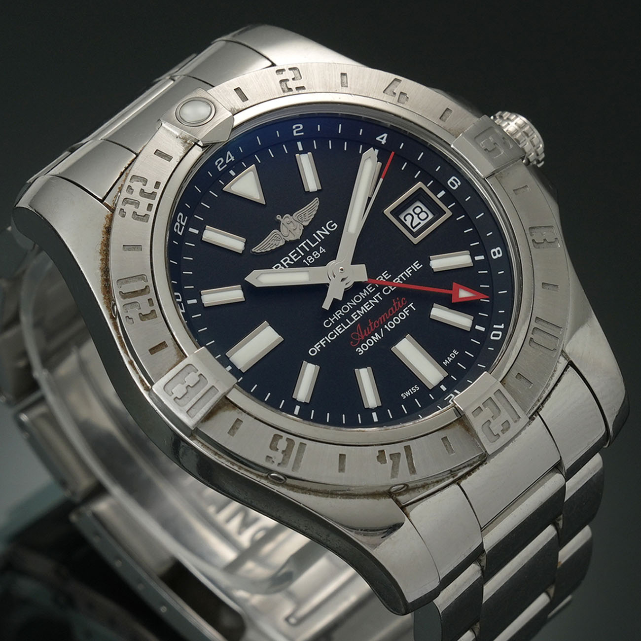 BREITLING(USED)브라이틀링 어벤져 II GMT A32390