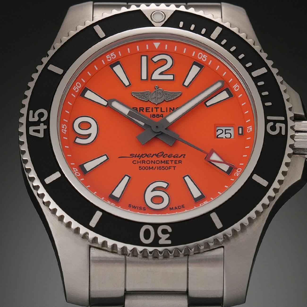 BREITLING(USED)브라이틀링 A17366 슈퍼오션 스틸 42mm