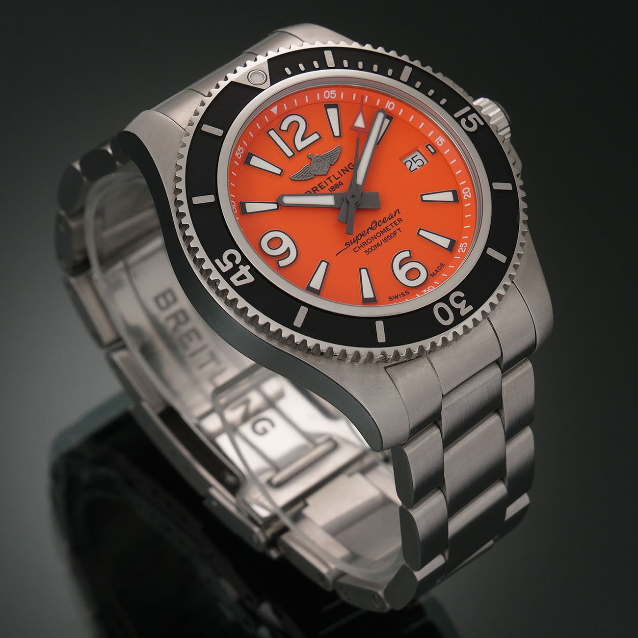 BREITLING(USED)브라이틀링 A17366 슈퍼오션 스틸 42mm