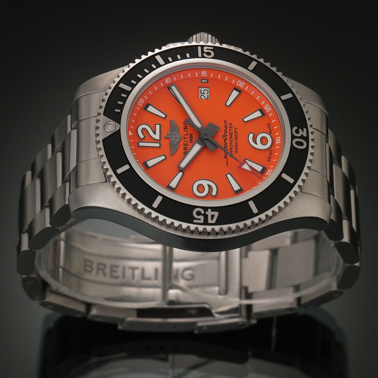 BREITLING(USED)브라이틀링 A17366 슈퍼오션 스틸 42mm