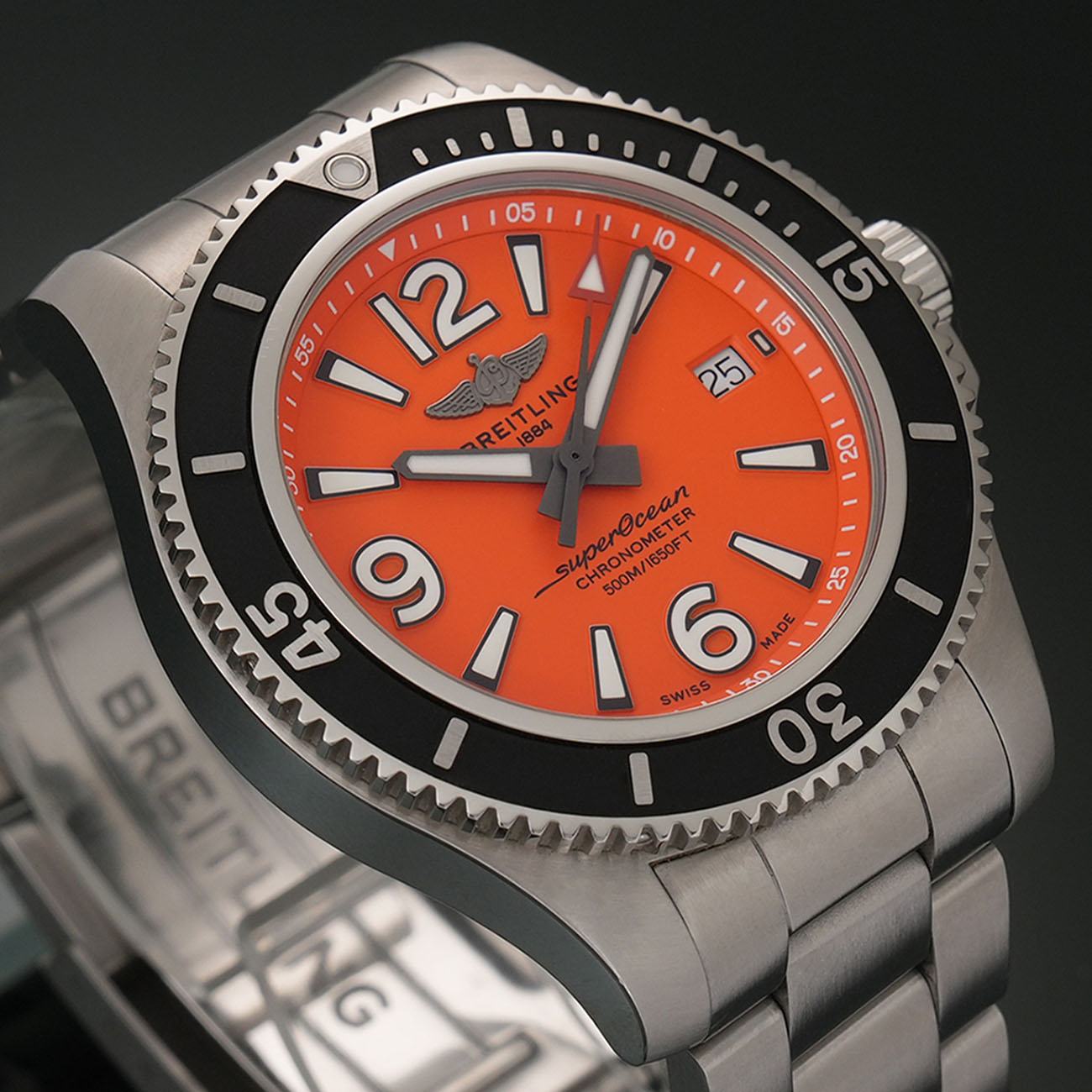 BREITLING(USED)브라이틀링 A17366 슈퍼오션 스틸 42mm