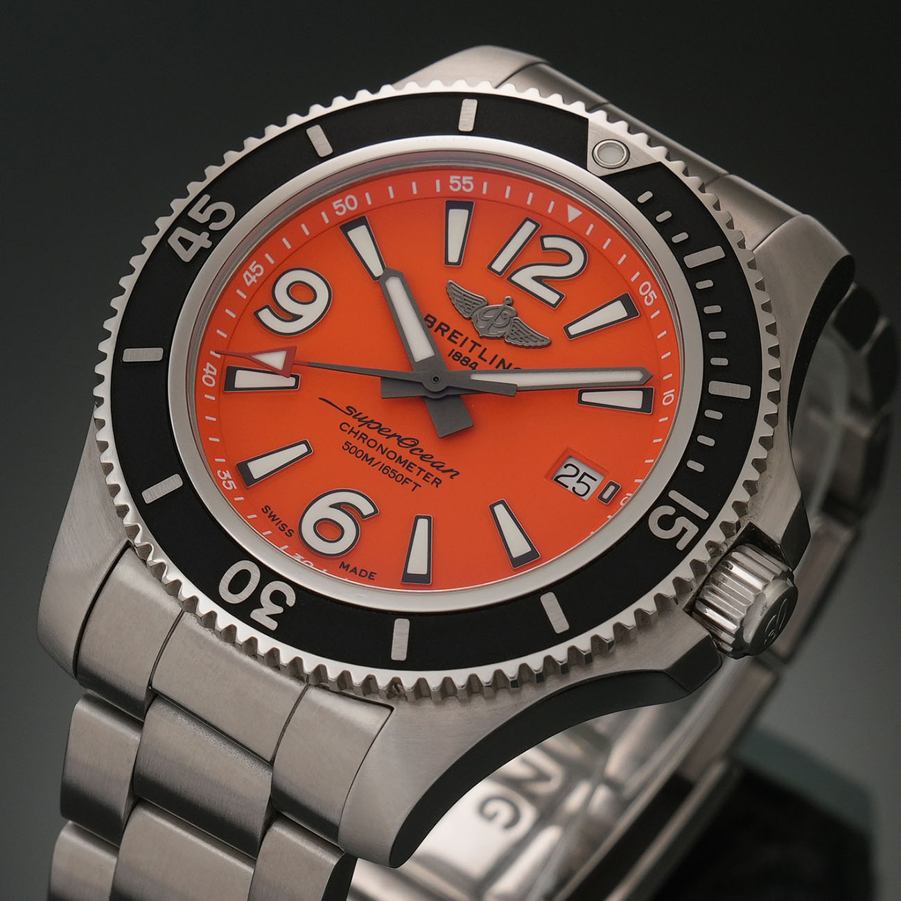 BREITLING(USED)브라이틀링 A17366 슈퍼오션 스틸 42mm