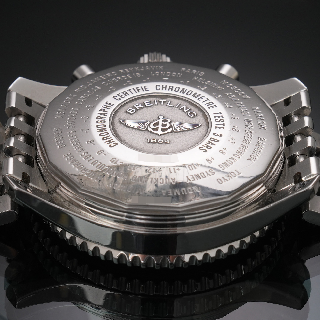 BREITLING(USED)브라이틀링 네비타이머 월드 크로노 A2432212