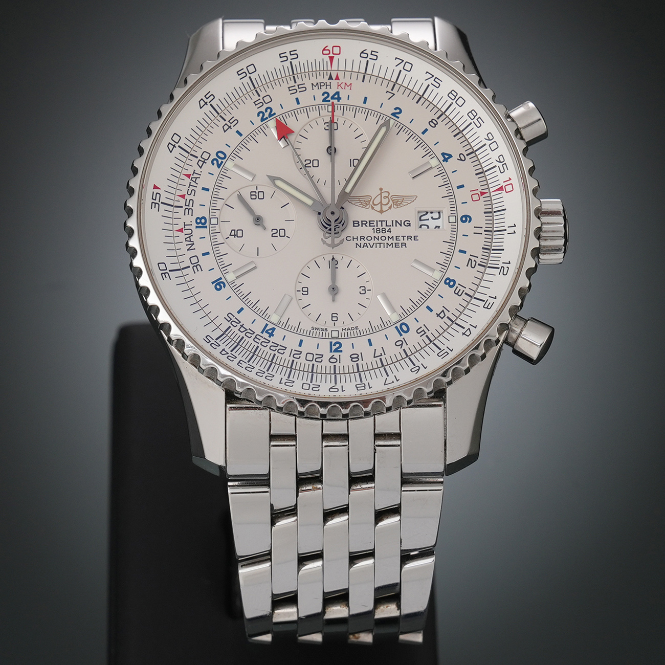 BREITLING(USED)브라이틀링 네비타이머 월드 크로노 A2432212