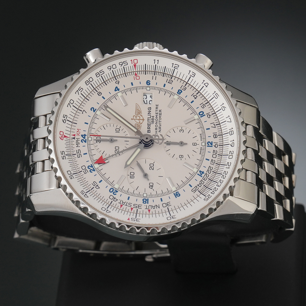 BREITLING(USED)브라이틀링 네비타이머 월드 크로노 A2432212