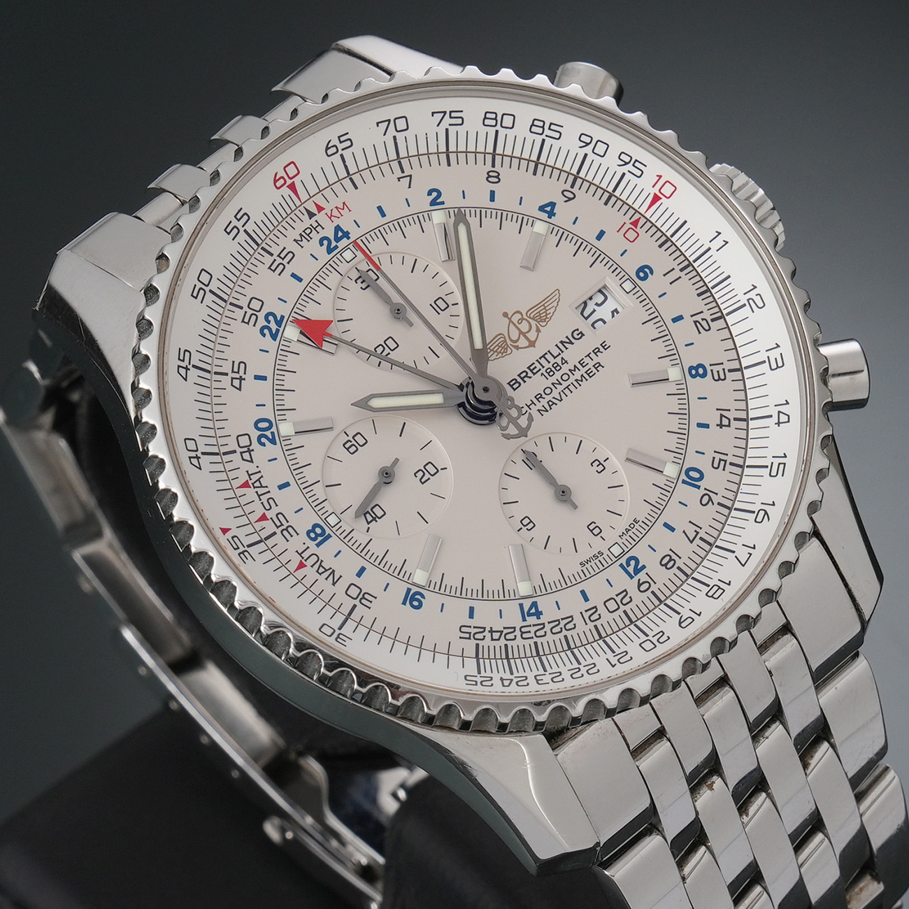 BREITLING(USED)브라이틀링 네비타이머 월드 크로노 A2432212