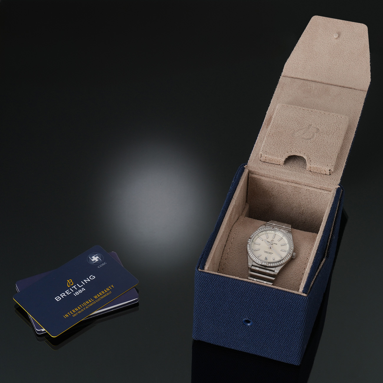 BREITLING(USED)브라이틀링 크로노맷 36 다이아배젤 A10380