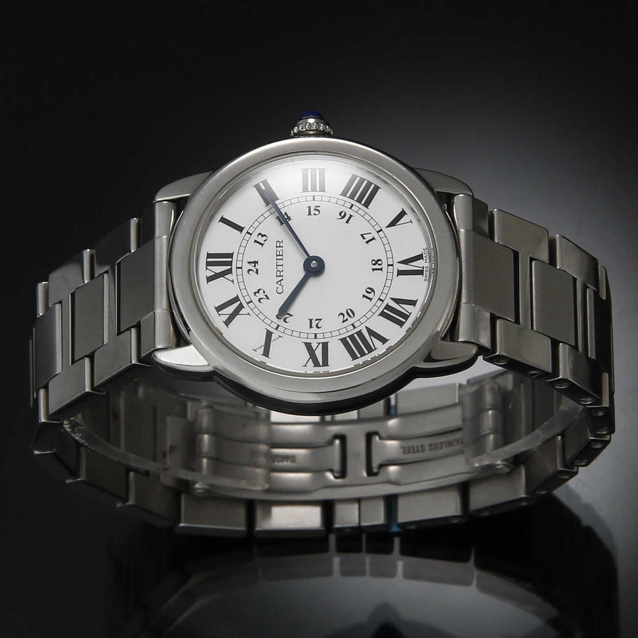 CARTIER(USED)까르띠에 롱드솔로29 스틸 스몰