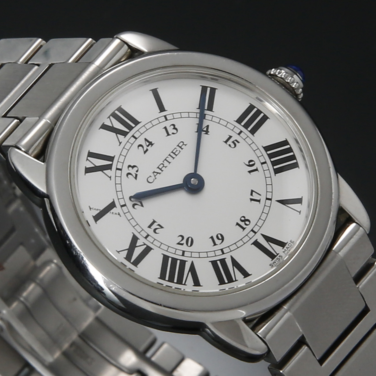 CARTIER(USED)까르띠에 롱드솔로29 스틸 스몰