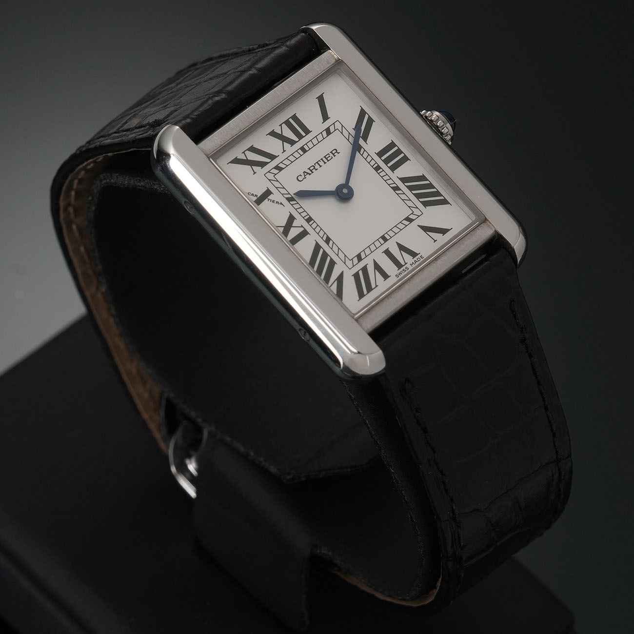 CARTIER(USED)까르띠에 탱크 솔로 스틸 스몰