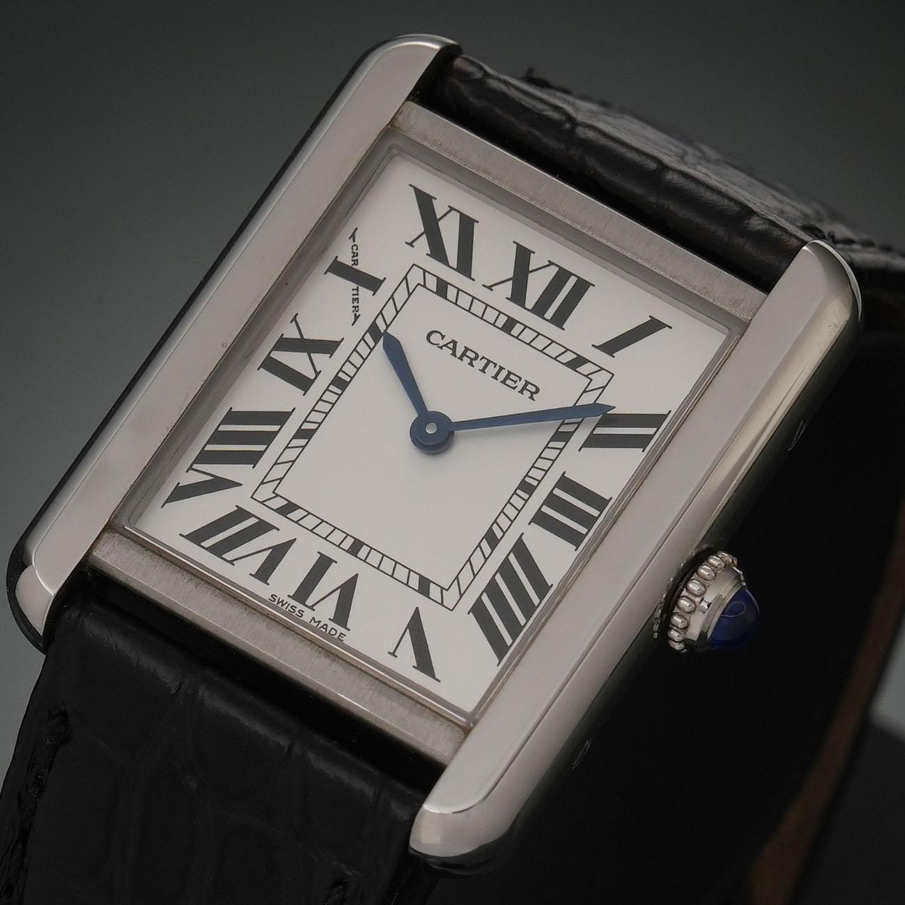 CARTIER(USED)까르띠에 탱크 솔로 스틸 스몰