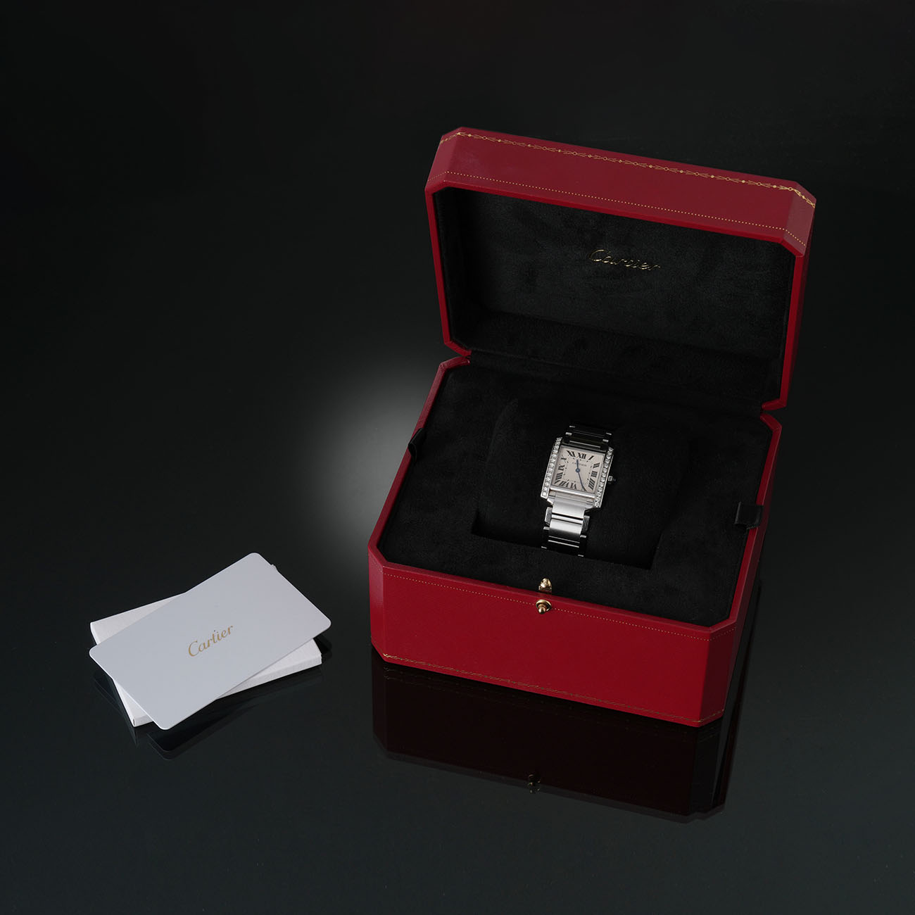 CARTIER(USED)까르띠에 탱크 프랑세즈 W4TA0009