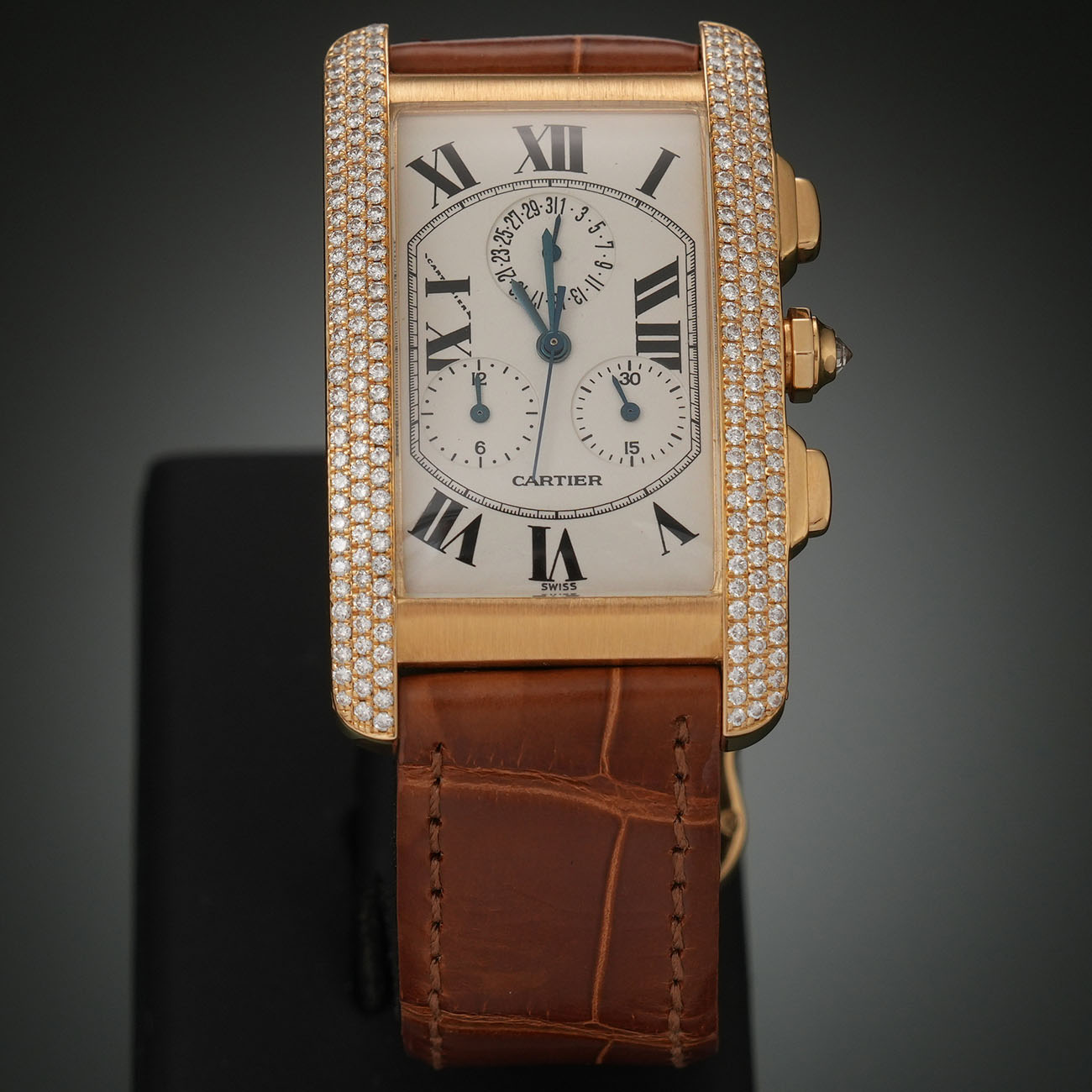 CARTIER(USED)까르띠에 탱크 아메리칸 라지 WB702151