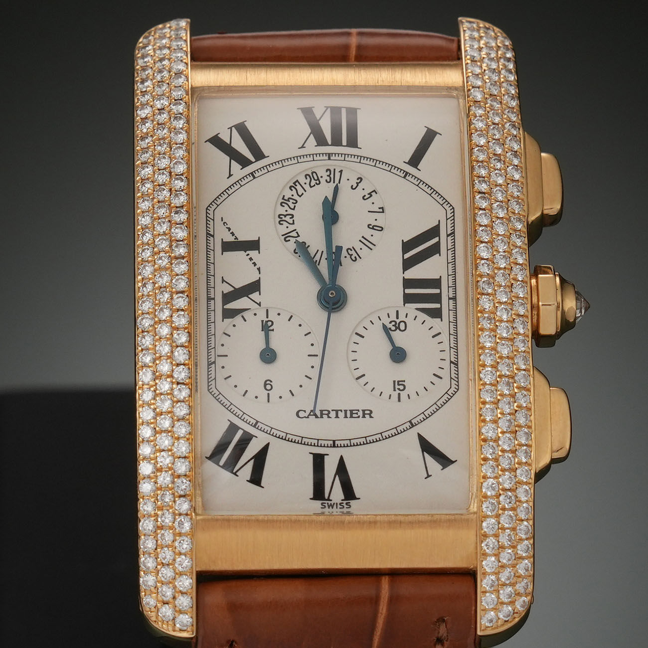 CARTIER(USED)까르띠에 탱크 아메리칸 라지 WB702151