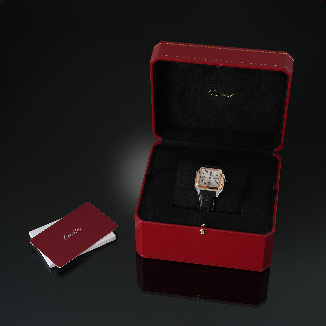 CARTIER(USED)까르띠에 산토스 뒤몽 콤비 라지 W2SA0011