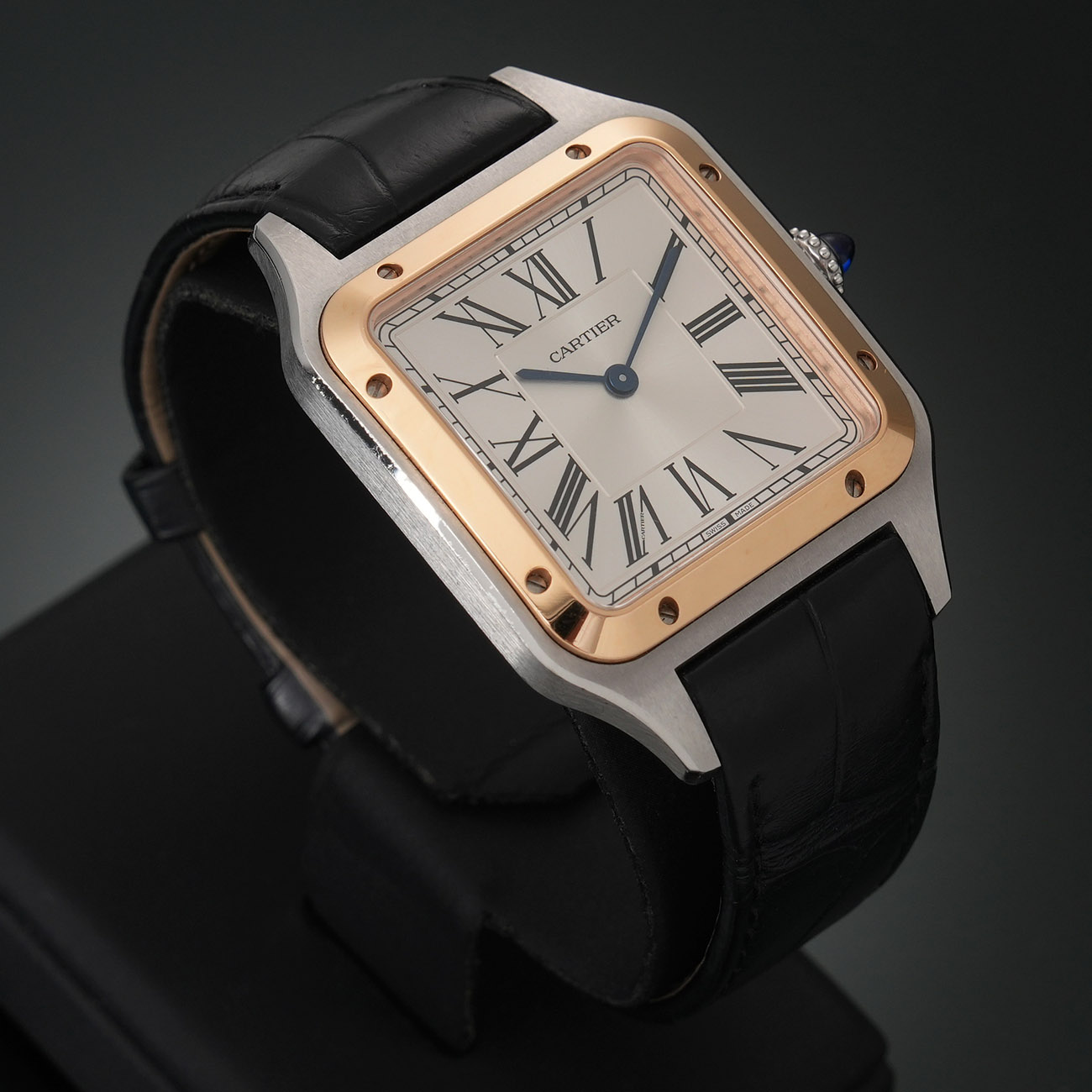 CARTIER(USED)까르띠에 산토스 뒤몽 콤비 라지 W2SA0011