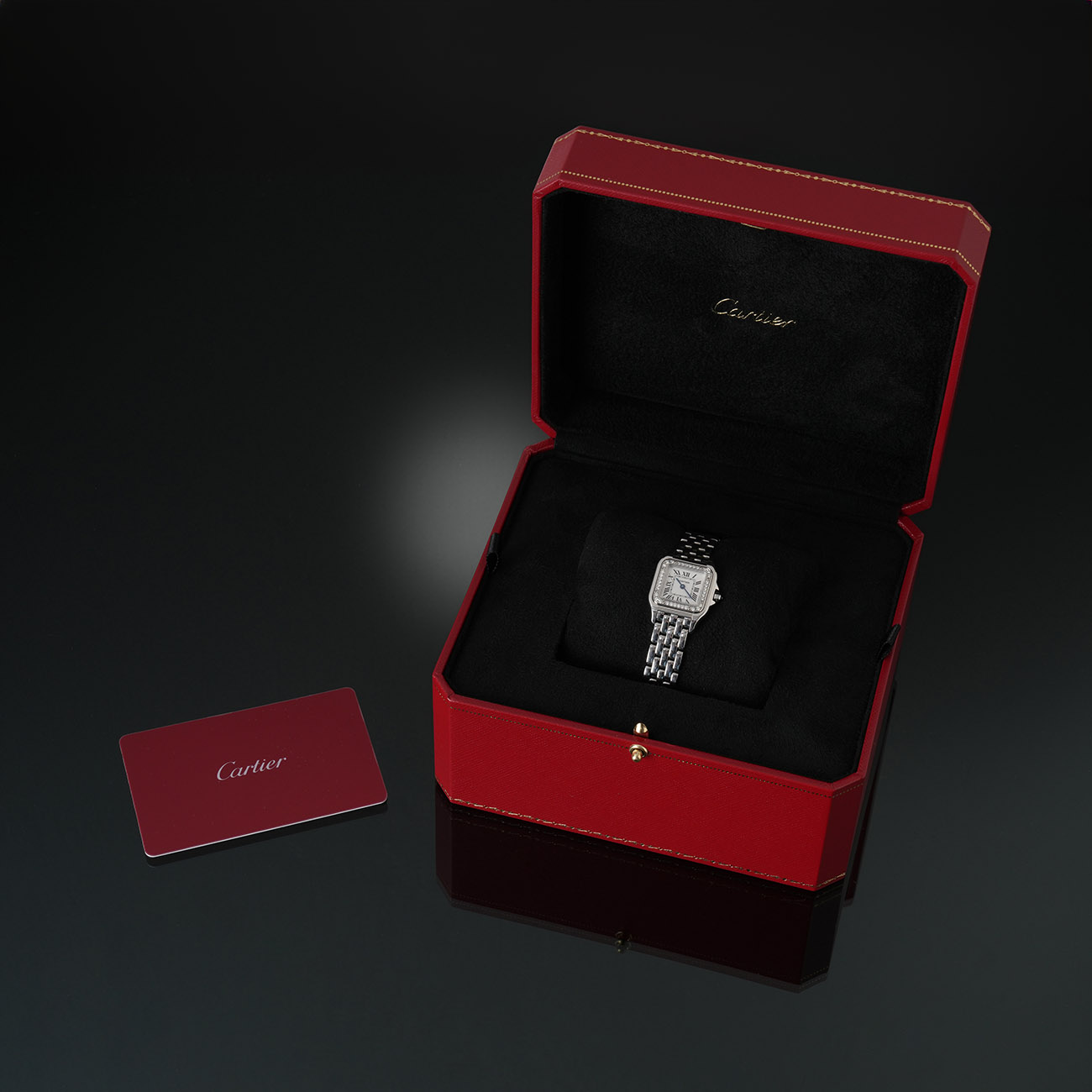 CARTIER(USED)까르띠에 팬더 드 까르띠에 스몰 다이아베젤 워치 W4PN0007