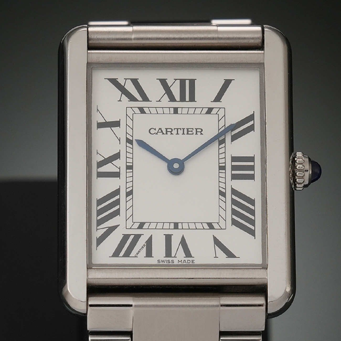 CARTIER(USED)까르띠에 탱크 솔로 라지 쿼츠 W5200014