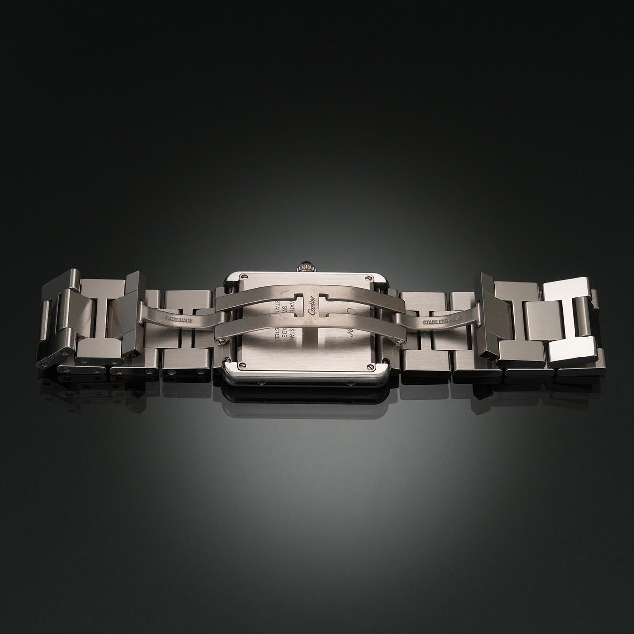 CARTIER(USED)까르띠에 탱크 솔로 라지 쿼츠 W5200014