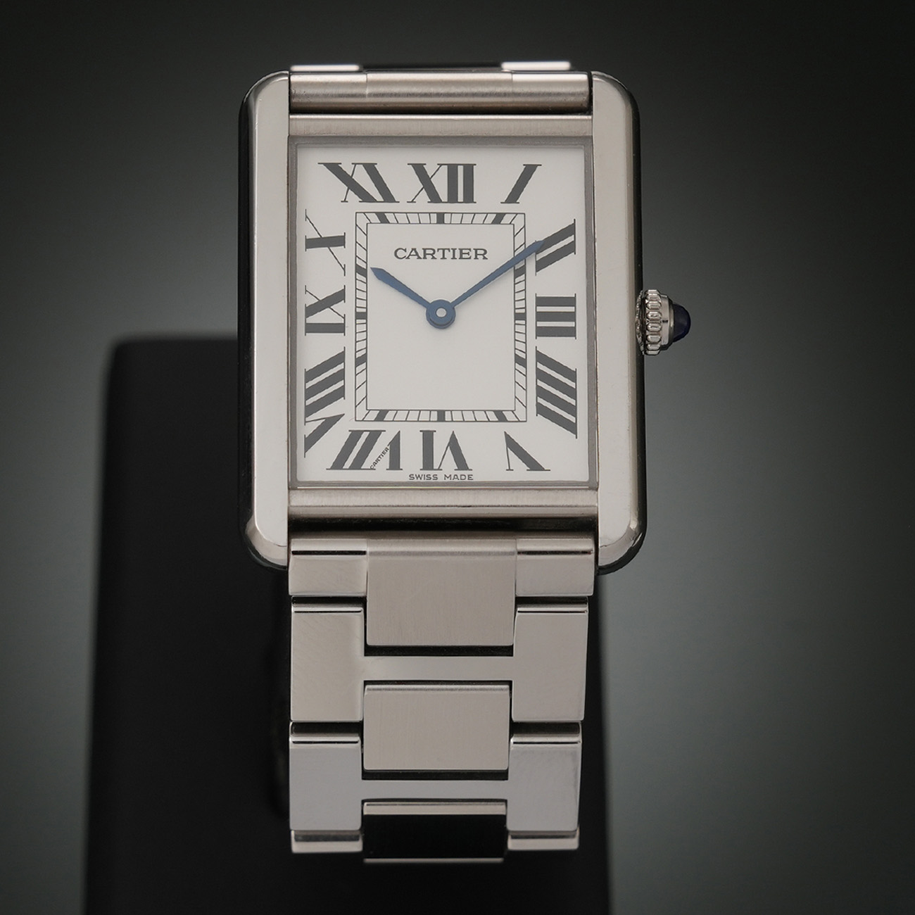 CARTIER(USED)까르띠에 탱크 솔로 라지 쿼츠 W5200014