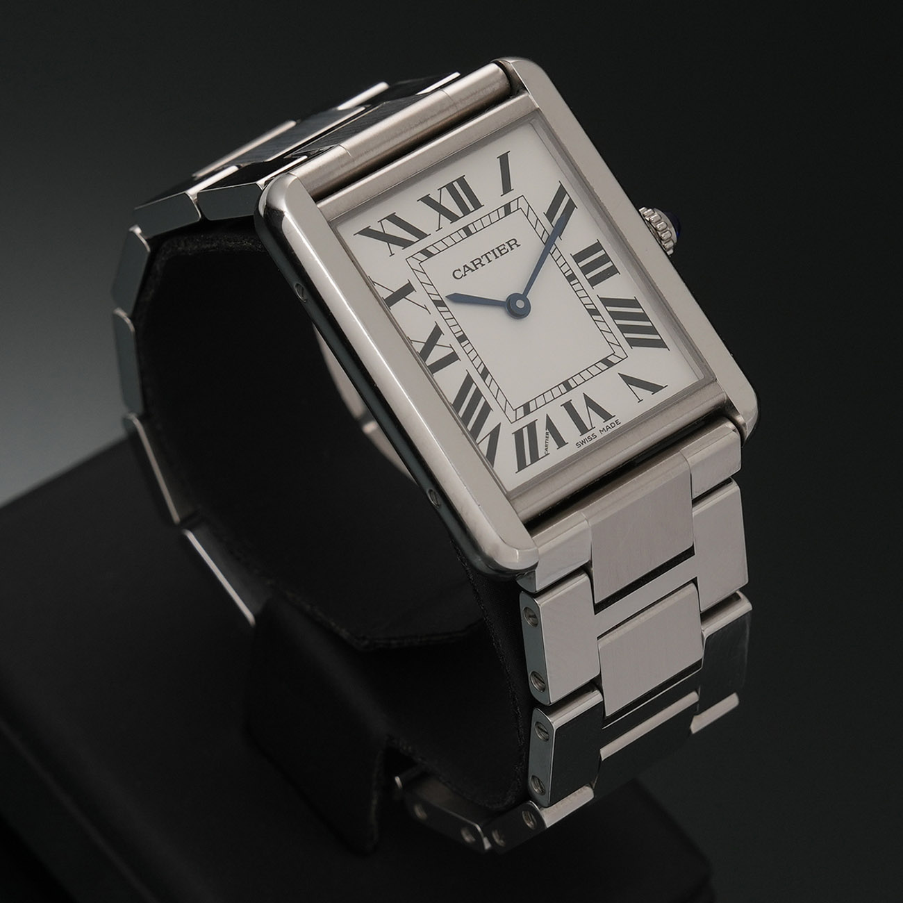 CARTIER(USED)까르띠에 탱크 솔로 라지 쿼츠 W5200014