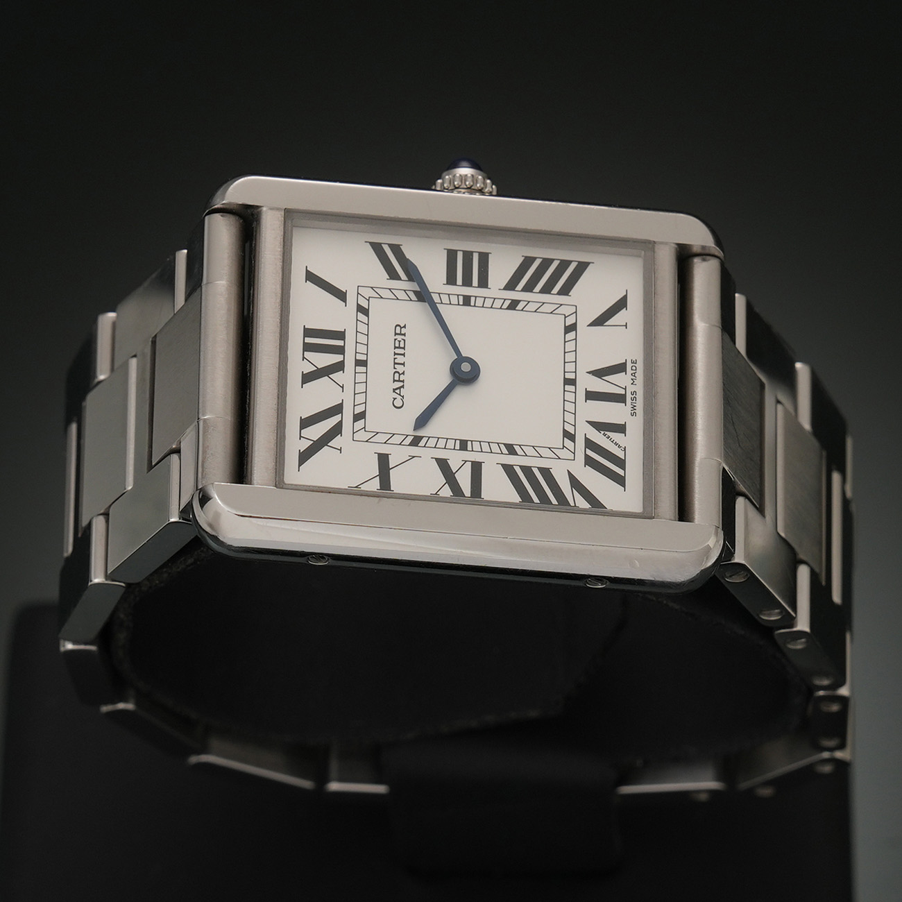 CARTIER(USED)까르띠에 탱크 솔로 라지 쿼츠 W5200014