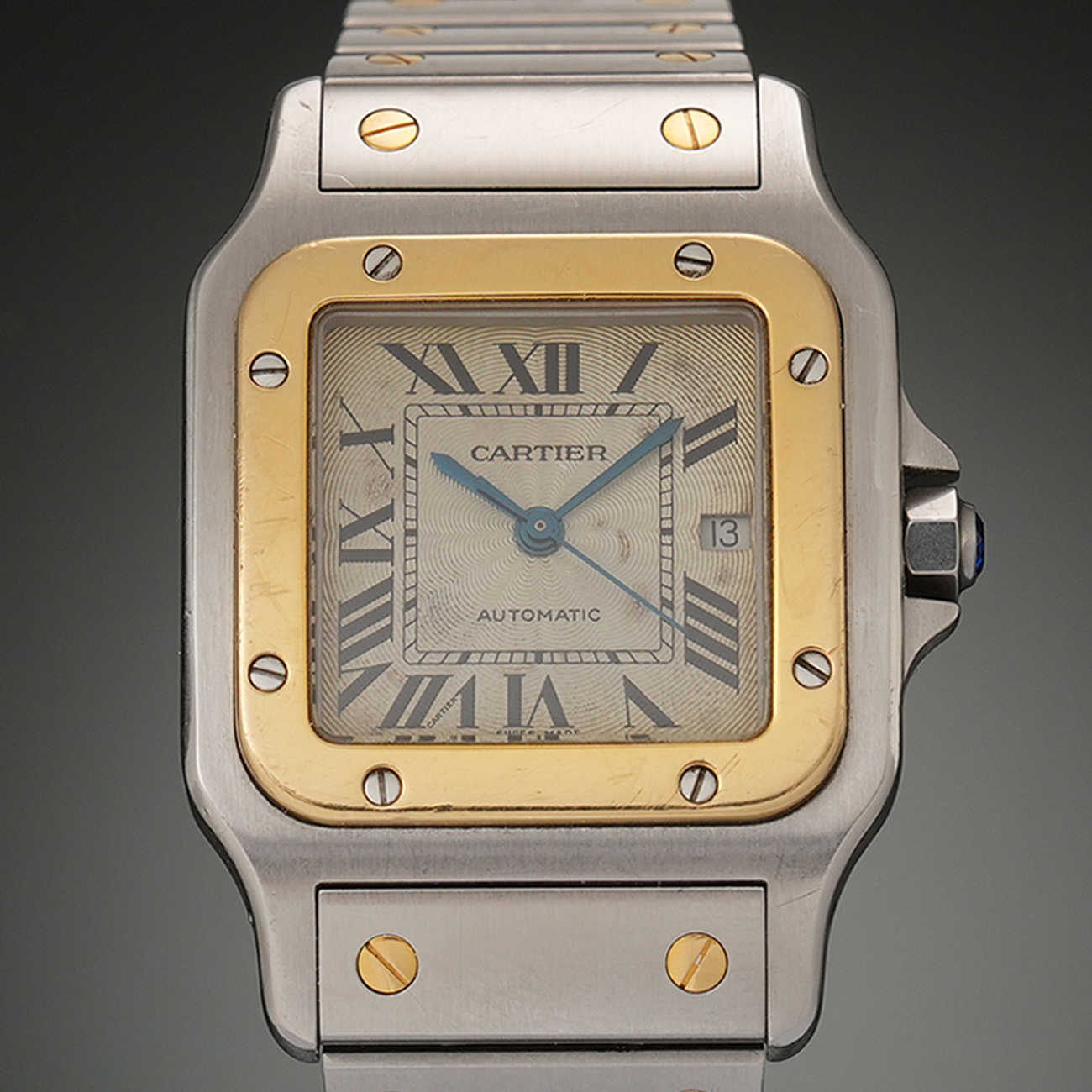 CARTIER(USED)까르띠에 산토스 갈베 콤비 라지