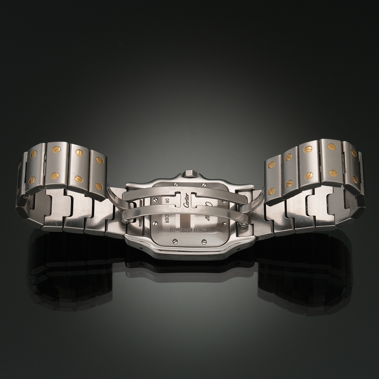CARTIER(USED)까르띠에 산토스 갈베 콤비 라지