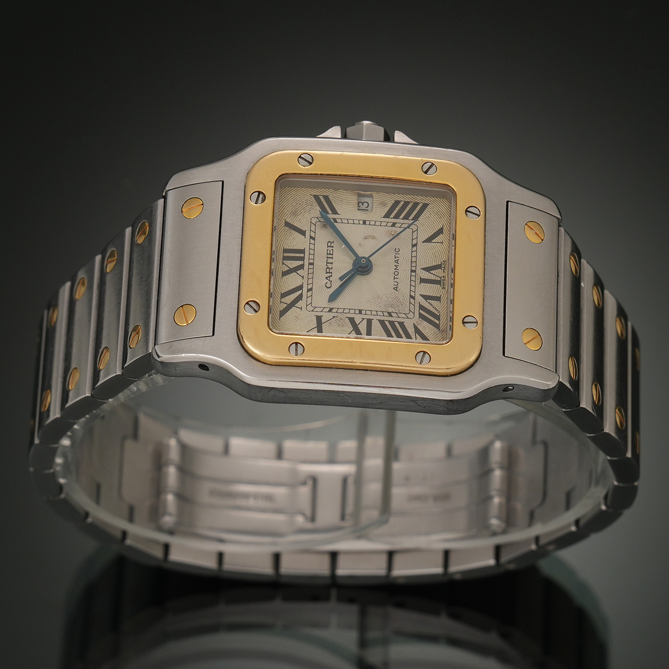 CARTIER(USED)까르띠에 산토스 갈베 콤비 라지