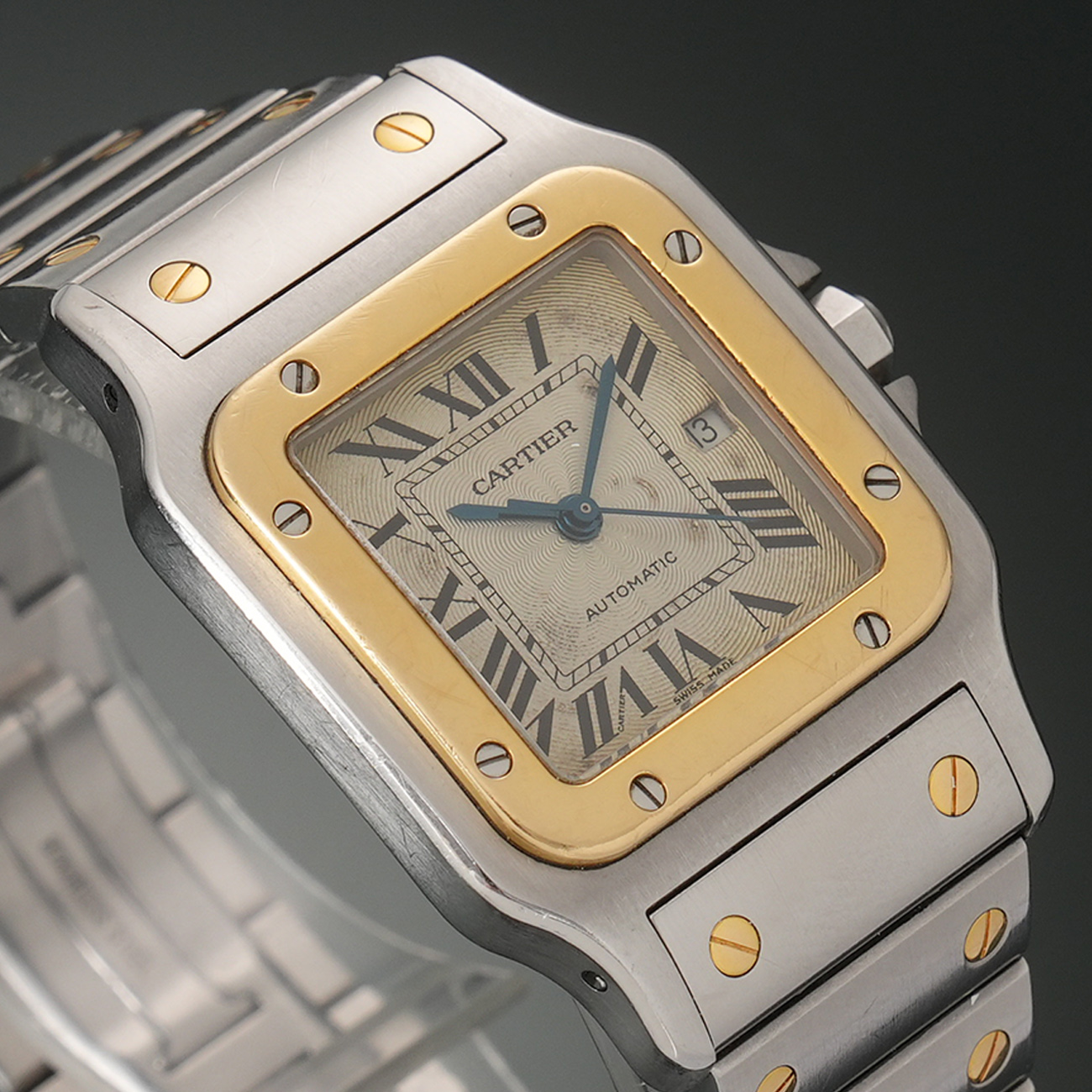CARTIER(USED)까르띠에 산토스 갈베 콤비 라지