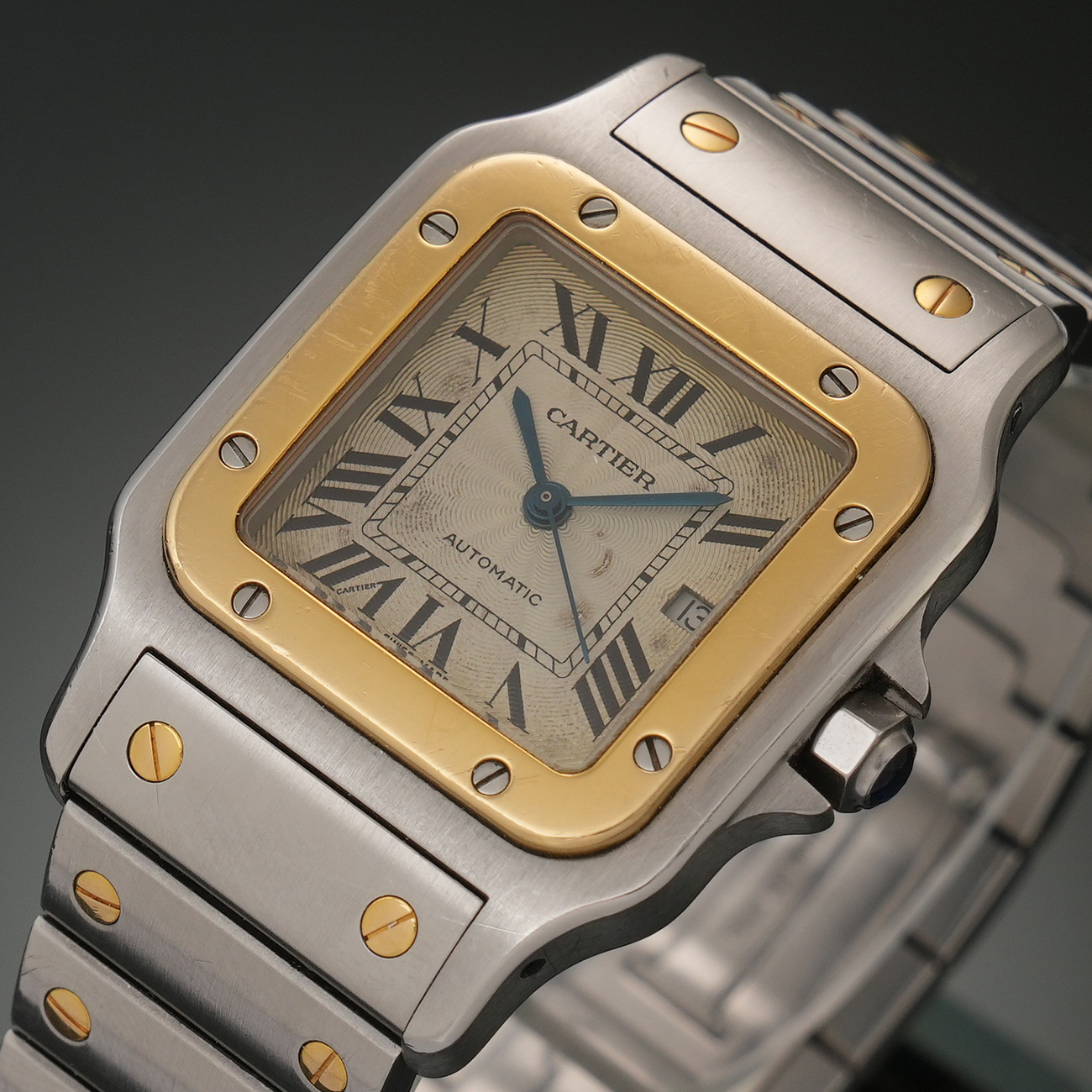 CARTIER(USED)까르띠에 산토스 갈베 콤비 라지