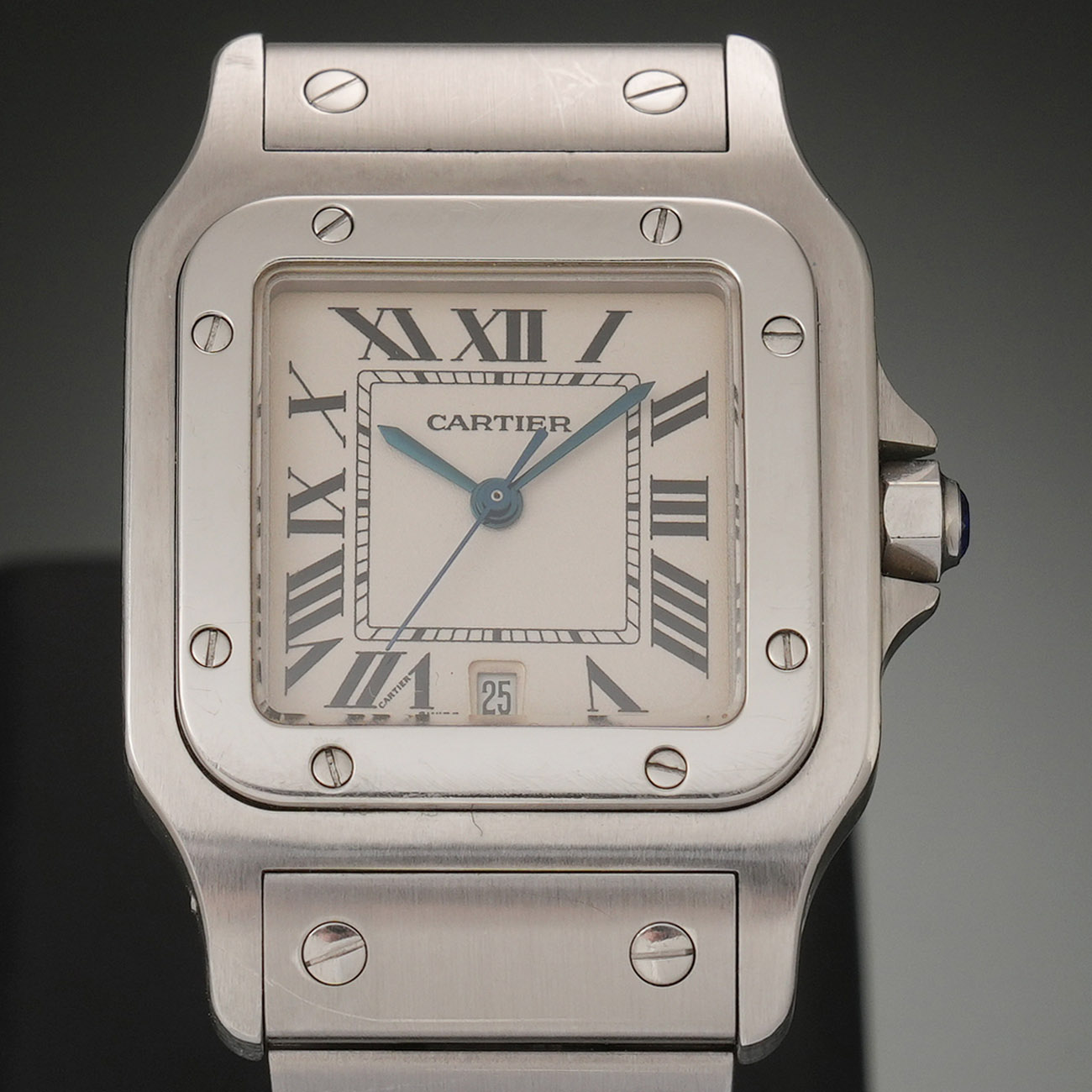 CARTIER(USED)까르띠에 W20060D6 산토스 갈베 스틸 라지