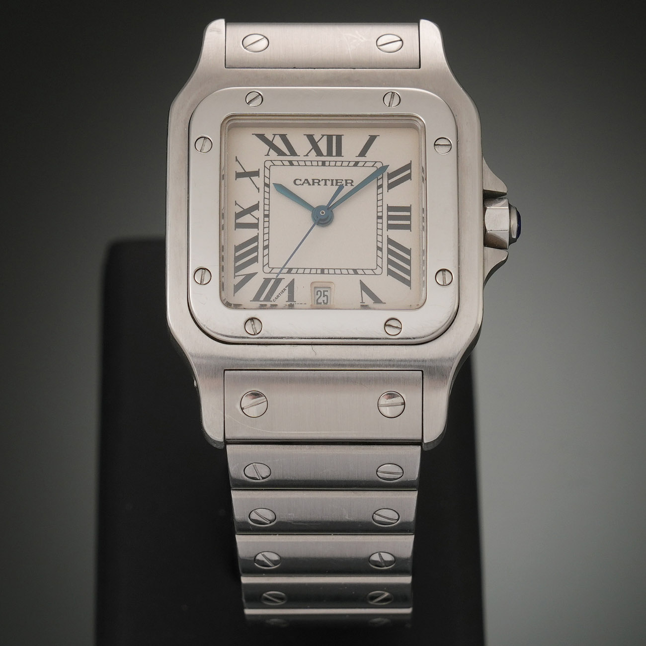 CARTIER(USED)까르띠에 W20060D6 산토스 갈베 스틸 라지