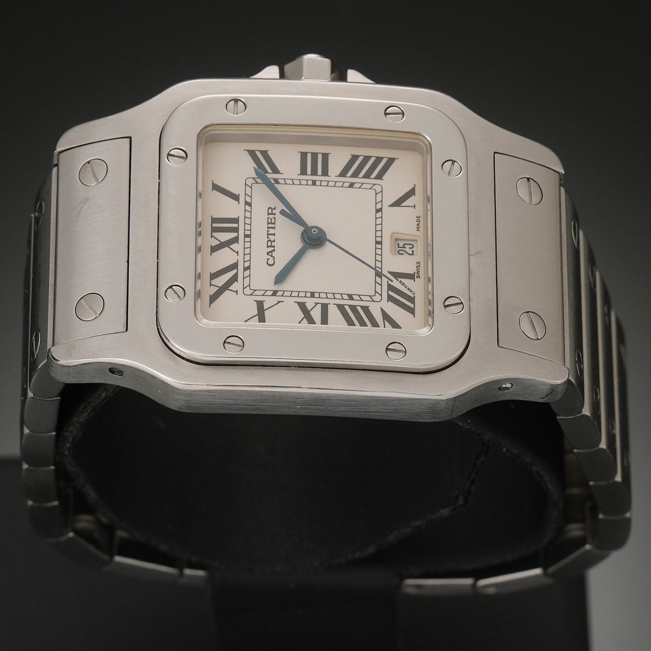 CARTIER(USED)까르띠에 W20060D6 산토스 갈베 스틸 라지