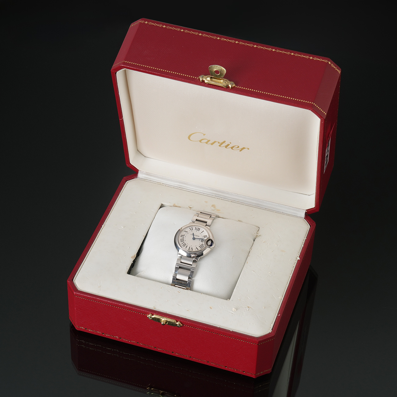 CARTIER(USED)까르띠에 발롱블루 28 쿼츠 W69010Z4