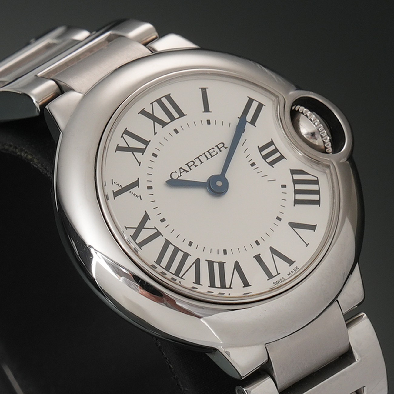 CARTIER(USED)까르띠에 발롱블루 28 쿼츠 W69010Z4
