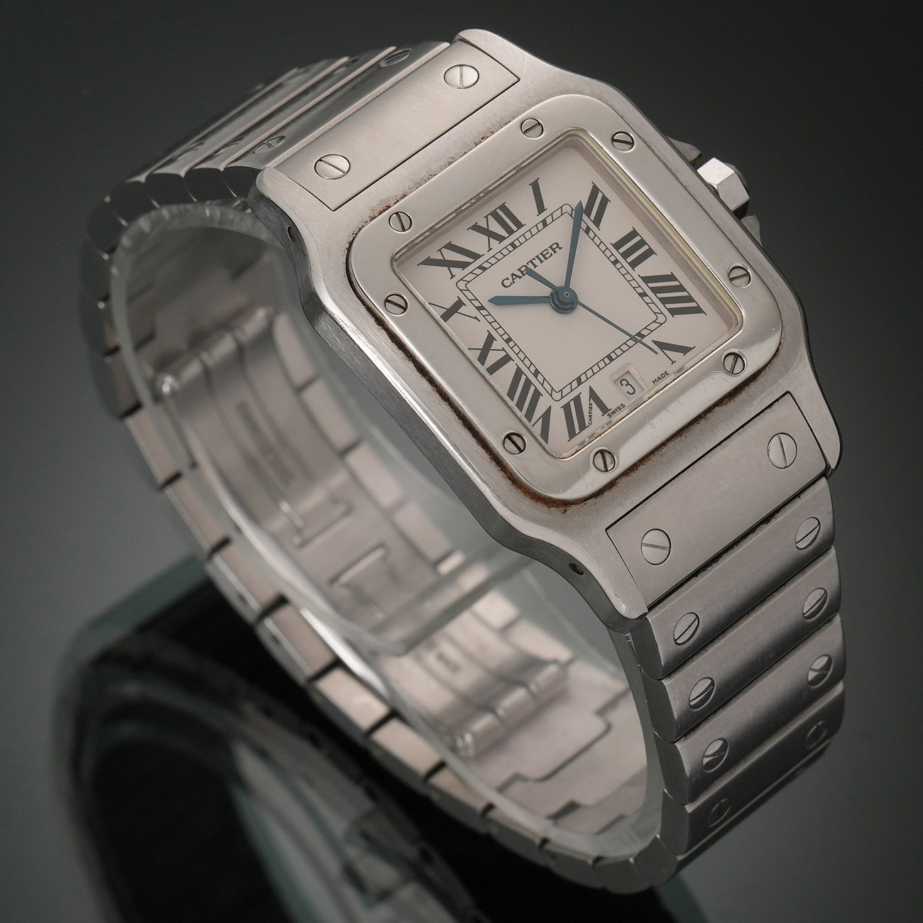 CARTIER(USED)까르띠에 산토스 갈베 라지 W20060D6