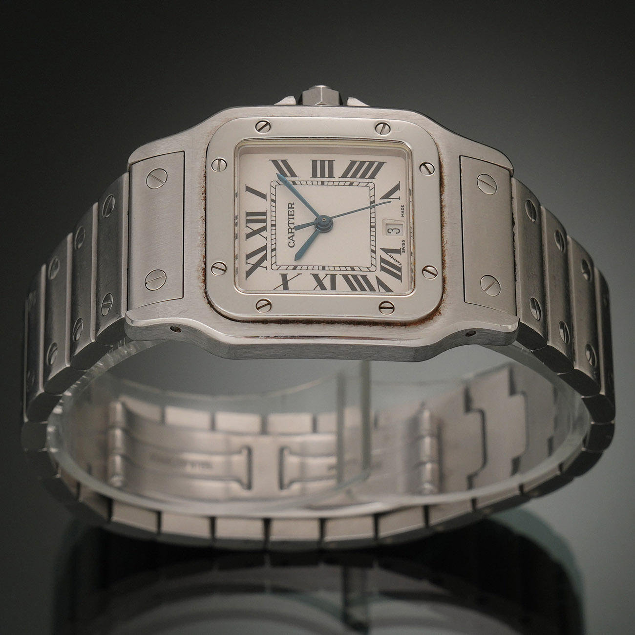 CARTIER(USED)까르띠에 산토스 갈베 라지 W20060D6