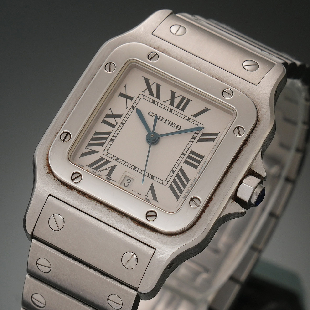 CARTIER(USED)까르띠에 산토스 갈베 라지 W20060D6