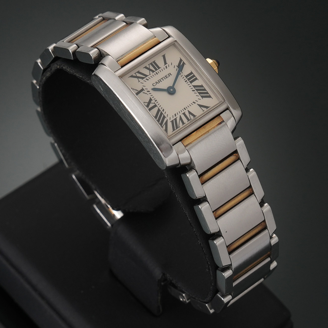 CARTIER(USED)까르띠에 탱크 프랑세즈 콤비 W51007Q4