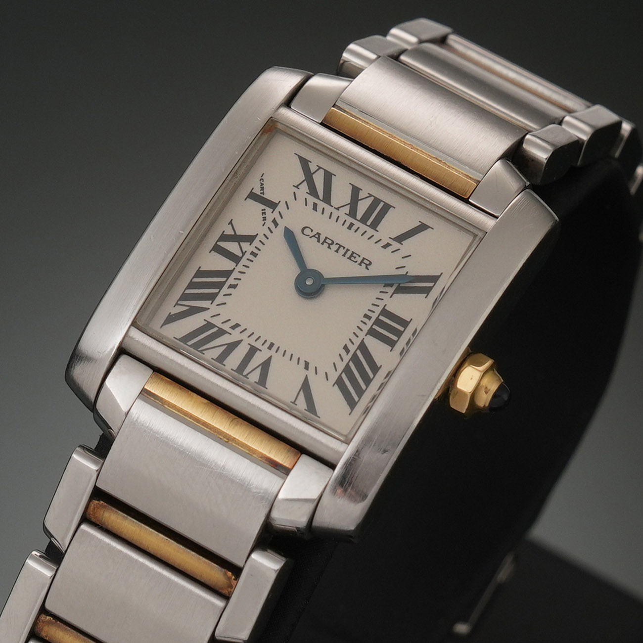 CARTIER(USED)까르띠에 탱크 프랑세즈 콤비 W51007Q4
