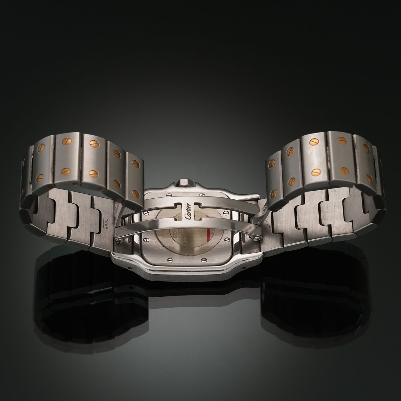 CARTIER(USED)까르띠에 산토스 드 까르띠에 갈베 시계 W20011C4