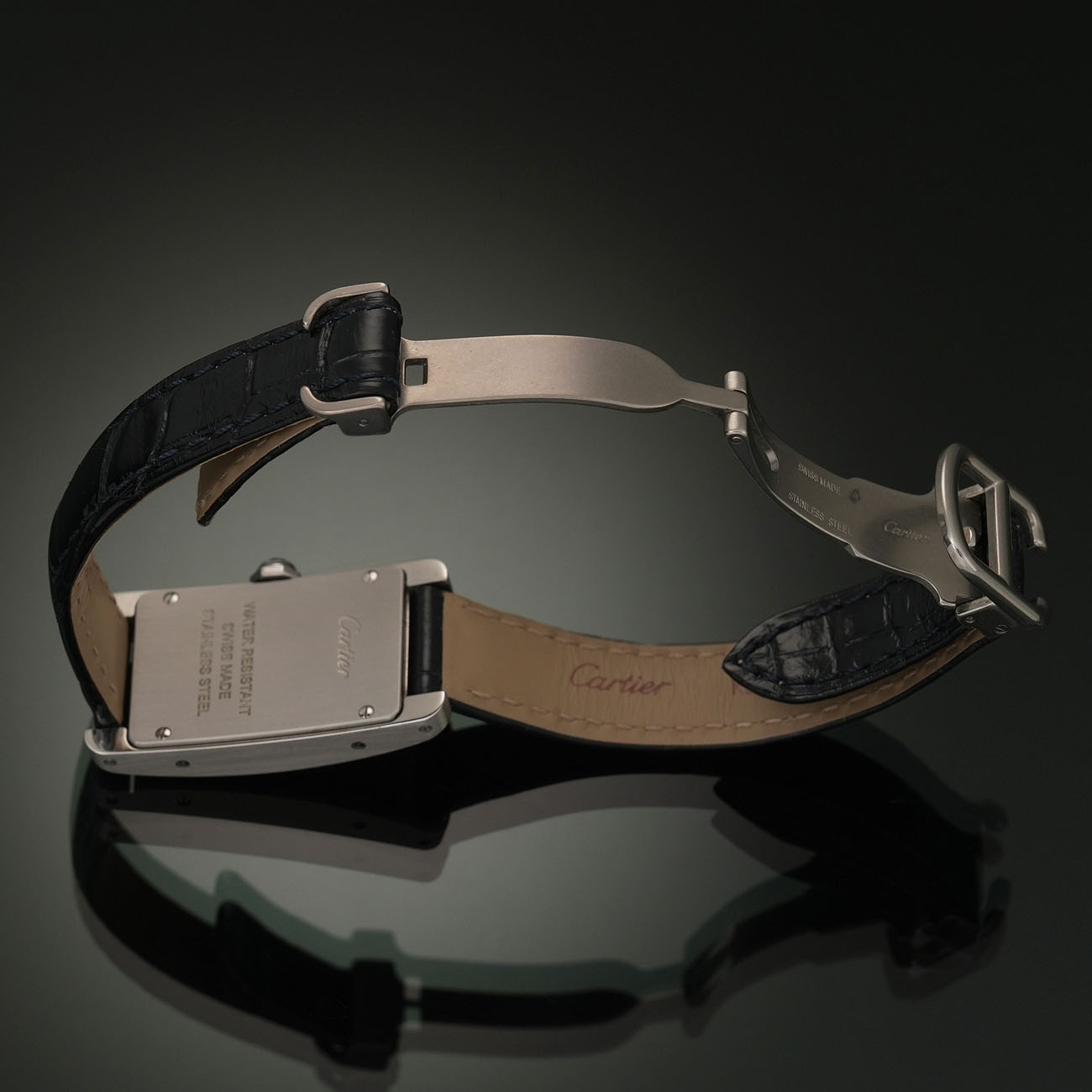 CARTIER(USED)까르띠에 탱크 아메리칸 스몰 WSTA0016